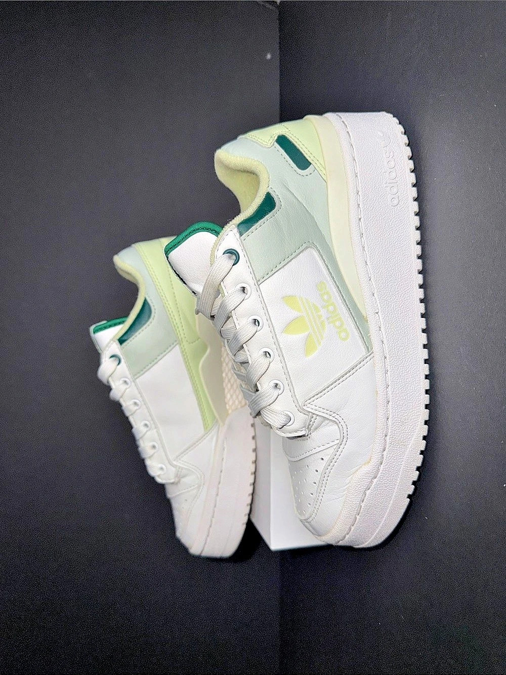 Adidas Forum Low-vegan ‘make it juicy -lime Sneakers White & Green